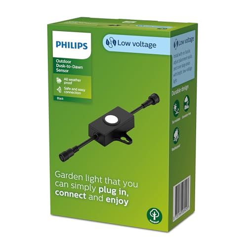 Philips Outdoor Niedervolt Tageslichtsensor und Timer, 24V, schwarz von Philips Lighting