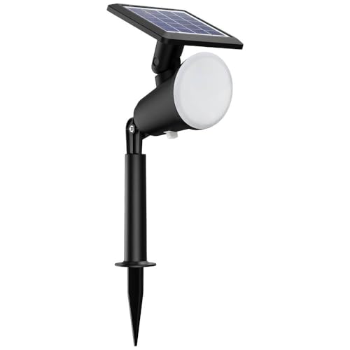 Philips Outdoor Solar Jivix Spotleuchte Spiess 1,4W, Tageslichtsensor, 2700 Kelvin, IP44 wetterfest, schwarz von Philips Lighting