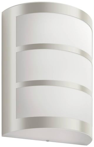 Philips Outdoor Ultra-Efficient Python Wandleuchte 3,8W, 2700 Kelvin, IP44 wetterfest, edelstahl von Philips Lighting