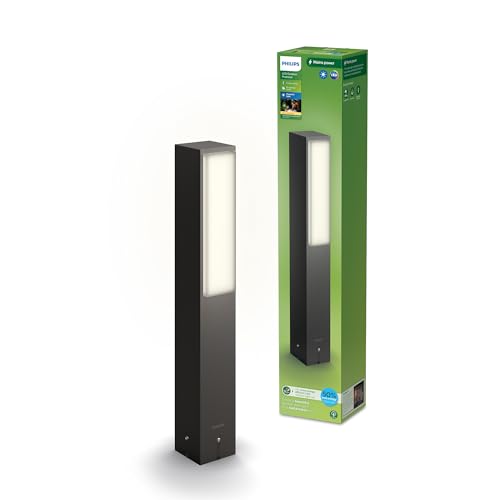 Philips Outdoor Ultra-Efficient Stratosphere Sockelleuchte 3.8W, 2700K warmweißes Licht, IP44 wetterfest, anthrazit Philips Outdoor Ultra-Efficient Stratosphere Sockelleuchte 3.8W, 2700K warmweißes Licht, IP44 wetterfest, anthrazit von Philips Lighting