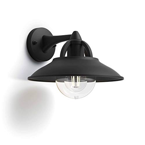 Philips myGarden Cormorant Aussenwandleuchte, 42W, ohne Leuchtmittel, schwarz von Philips Lighting