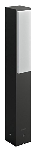 Philips myGarden LED Sockelleuchte Stratosphere, neutralweißes Licht (4000 Kelvin), 1000lm, Anthrazit, Gartenleuchte , Außenleuchte von Philips Lighting