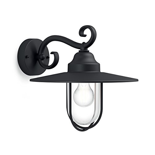 Philips myGarden Wandaussenleuchte Pasture, 60w, schwarz von Philips Lighting