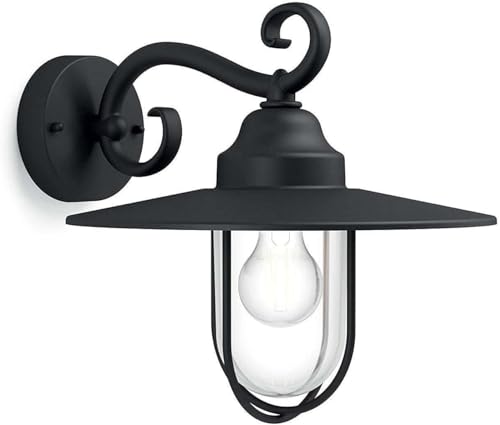 Philips myGarden Wandaussenleuchte Pasture, 60w, schwarz von Philips