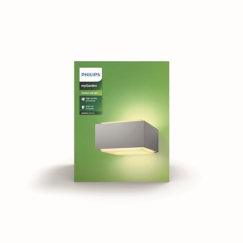 Philips myGarden Wandleuchte Hedgehog, 42W, grau von Philips Lighting