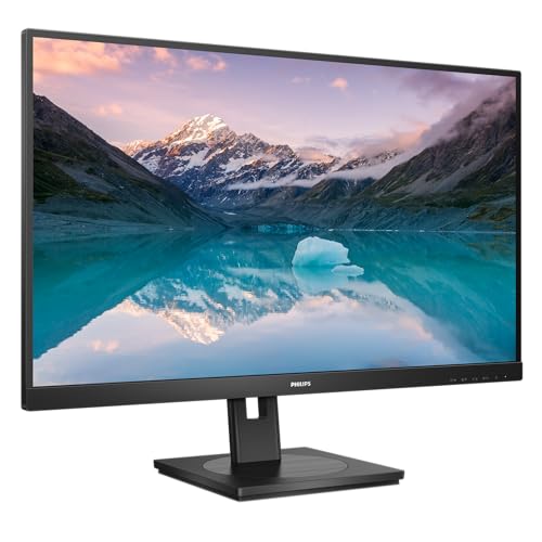 Philips 275S9JML - 27 Zoll Quad HD Monitor, Lautsprecher, höhenverstellbar (2560x1440, 75 Hz, 4 ms GtG, HDMI, DisplayPort, USB Hub) schwarz von Philips Monitors
