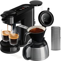 Philips Senseo Kaffeepadmaschine "Switch HD6592/64, 26% recyceltem Plastik, Kaffee Boost Technologie", 1 l Kaffeekanne von Philips Senseo