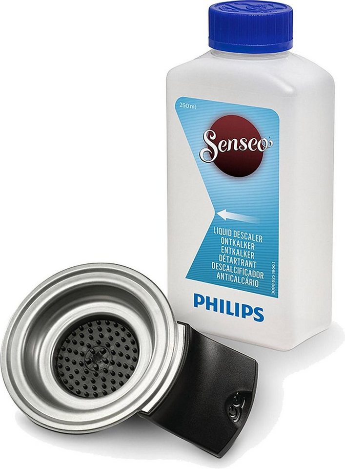 Philips Senseo CA6522/02 Pflegeset (Set, [- für Senseo® Original, Flüssigentkalker und Padhalter für 2 Tassen) von Philips Senseo