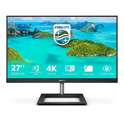 Philips 278E1A - 27 Zoll UHD Monitor (3840x2160, 60 Hz, HDMI, DisplayPort) schwarz von Philips