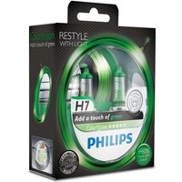 2x H7 ColorVision Grün von Philips