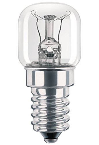 Philips 25 W SES E14 Glühbirne für Mikrowelle / Backofen, Hitzebeständig bis 300° C, 3 Stück von Philips