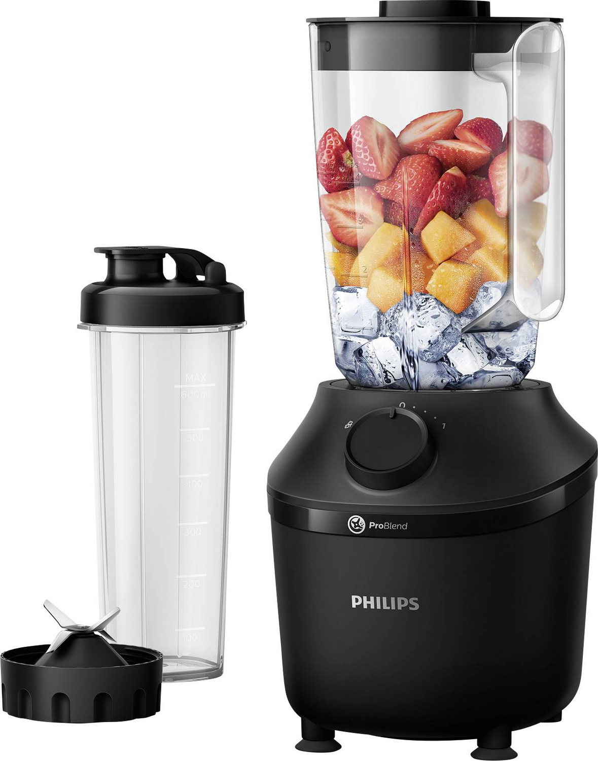 B-Ware Philips Hr2041/41 Standmixer Mixer Smoothiemaker Blender 450 W Schwarz 40 von Philips