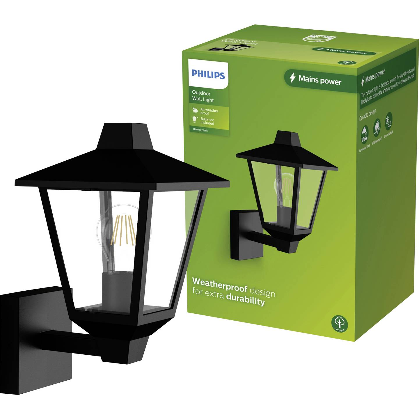 B-Ware Philips Wa Up Max 25 W Bl Hv Außenwandleuchte Laterne Außenlampe Bewegungssensor B-Ware Philips Wa Up Max 25 W Bl Hv Außenwandleuchte Laterne Außenlampe Bewegungssensor von Philips