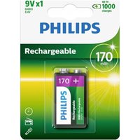 Philips - HR22 9 v Block-Akku NiMH 170 mAh 8.4 v 1 St. von Philips