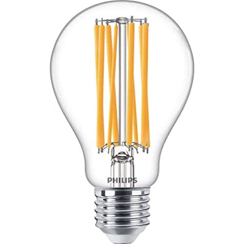 Philips LED Cassic E27 Lampe, 150 W, Tropfenform, klar, neutralweiß von Philips Lighting