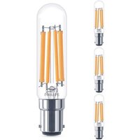 Led Lampe ersetzt 60W, klar, warmweiß, 806 Lumen, nicht dimmbar, 4er Pack - transparent - Philips von Philips