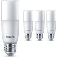 Philips - led Lampe ersetzt 68W, E27 Kolben, warmweiß, 950 Lumen, nicht dimmbar, 4er Pack - white von Philips
