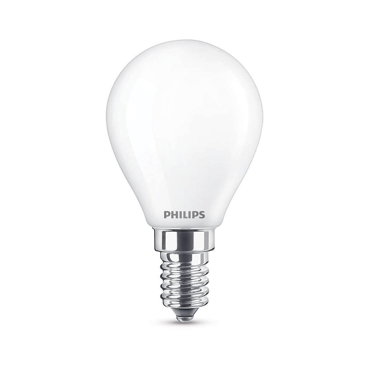 Philips - Leuchtmittel LED 4,3W Glas Tropfen (470lm) E14 von Philips