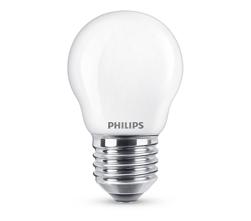 Philips - Leuchtmittel LED 4,3W Glas Tropfen (470lm) E27 von Philips