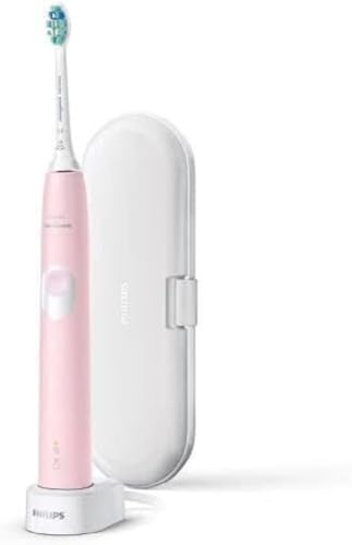 PHILIPS SONICARE HX6806/03 ProtectiveClean 4300 elektrische Zahnbürste - 1 Modus - 2 Intensitäten + 1 Kopf + Reiseetui von Philips