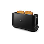 PHILIPS Toaster Schwarz Kunststoff 1030 W HD2590/90 von Philips