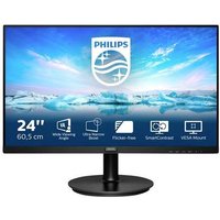 Philips 241V8L/00 LED-Monitor EEK E (A - G) 61cm (24 Zoll) 1920 x 1080 Pixel 16:9 4 ms HDMI®, Audio von Philips