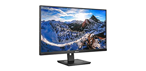 Philips 279P1 - 27 Zoll UHD USB-C Docking Monitor, höhenverstellbar (3840x2160, 60 Hz, HDMI 2.0, DisplayPort, USB-C, RJ45, USB Hub) schwarz von Philips Monitors