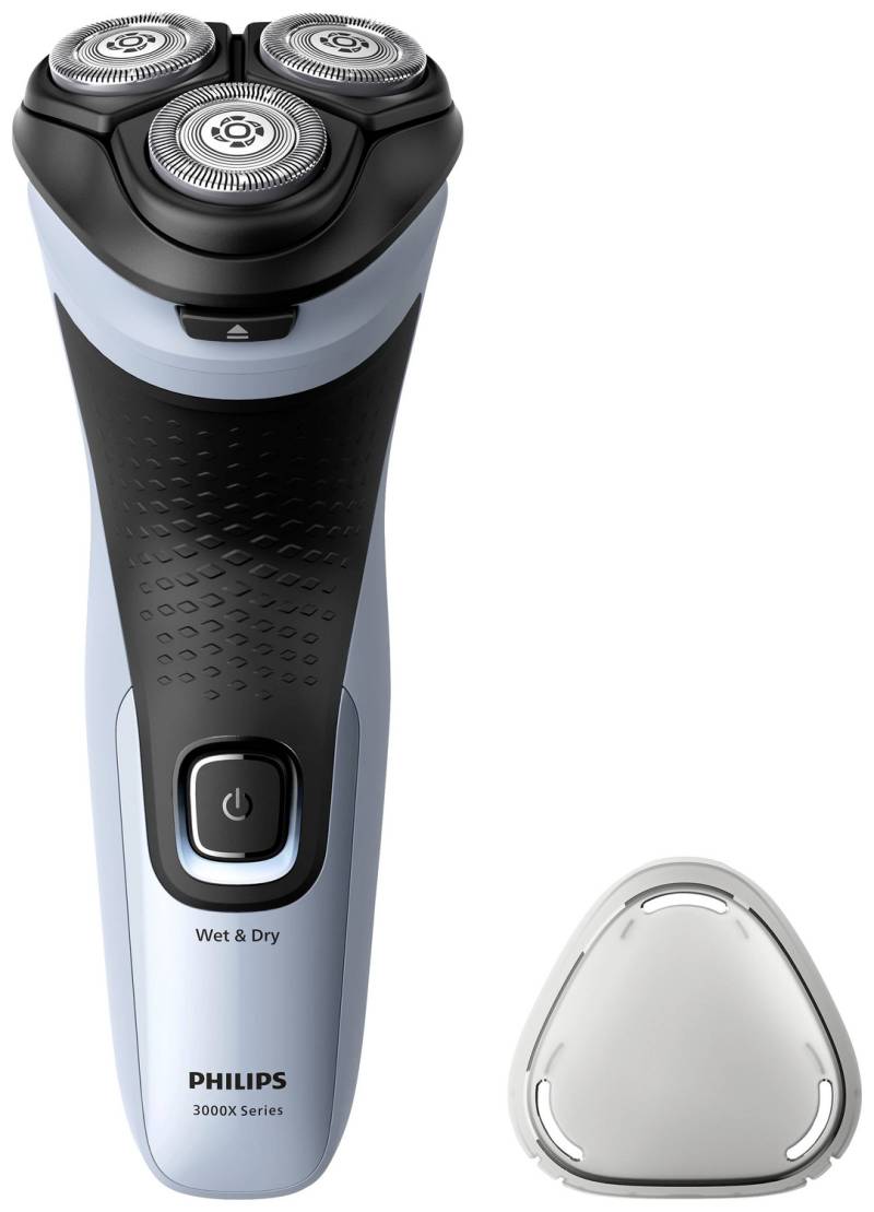 Philips 3000 X Series X3003/00 Rotationsrasierer Rasierer Trimmer Schwarz Blau B-Ware von Philips