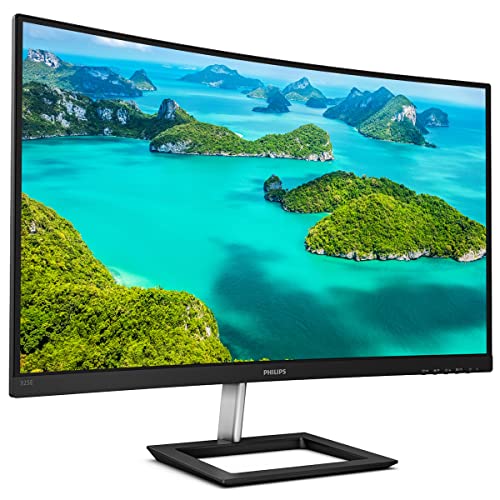 Philips 325E1C - 32 Zoll QHD Curved Gaming Monitor, 75 Hz, 4ms, FreeSync (2560x1440, VGA, HDMI, DisplayPort) schwarz von Philips Monitors