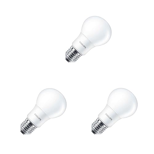 Philips 3er Pack LEDbulb CorePro A60 8 Watt 827 2700 Kelvin warmweiß E27 | ersetzt 60 Watt | LED Glühlampe | LED Birne von Philips