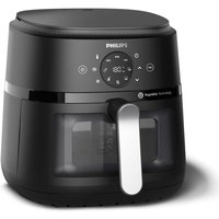 Philips Airfryer 2000 Serie NA231/00 13-in-1-Luftfritteuse mit Sichtfenster 6,2L 1700W Schwarz von Philips