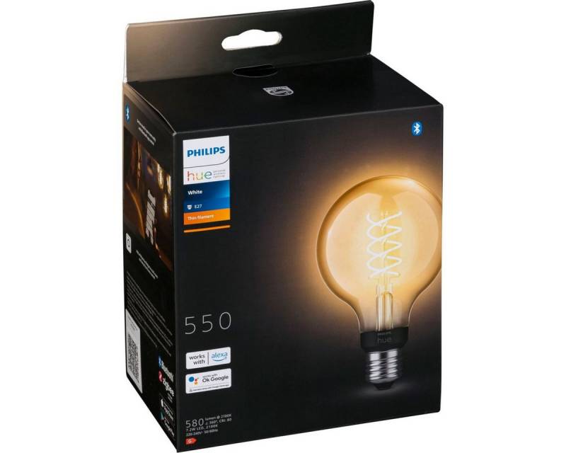 Philips Außen-Wandleuchte Hue Filament E27 Globe G93 550lm Philips Außen-Wandleuchte Hue Filament E27 Globe G93 550lm von Philips