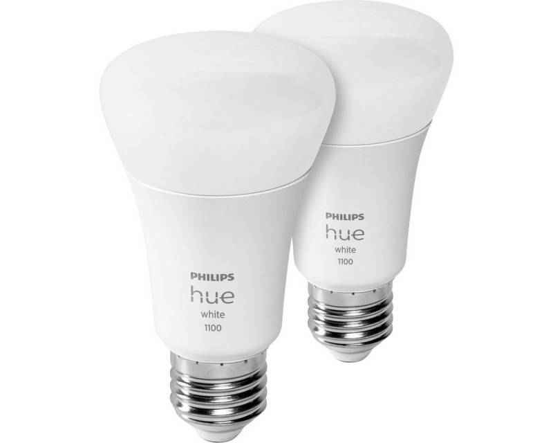 Philips Außen-Wandleuchte Hue LED Lampe E27 2er Set 9,5W 1100lm White von Philips