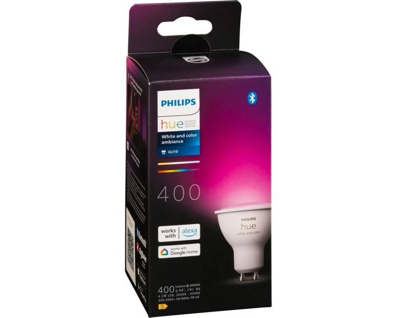Philips Außen-Wandleuchte Hue LED Lampe GU10 400lm Color Amb. von Philips