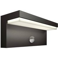 Philips Bustan 8720169257412 LED-Außenwandleuchte mit Bewegungsmelder LED 3.8W Anthrazit von Philips