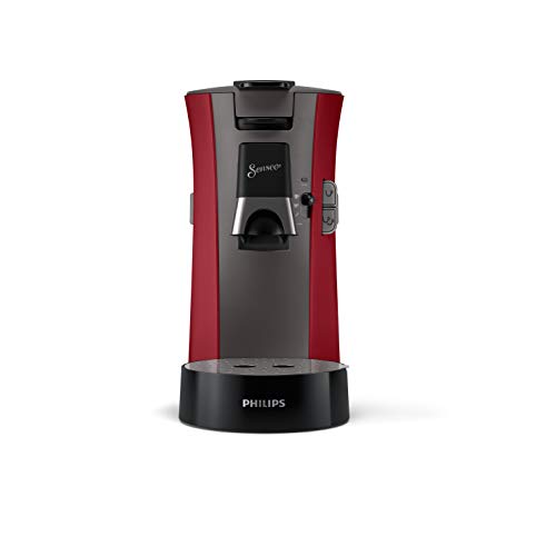 Philips Domestic Appliances CSA240/91 Kaffeepadmaschine Senseo Select – intensives Rot von Philips Domestic Appliances