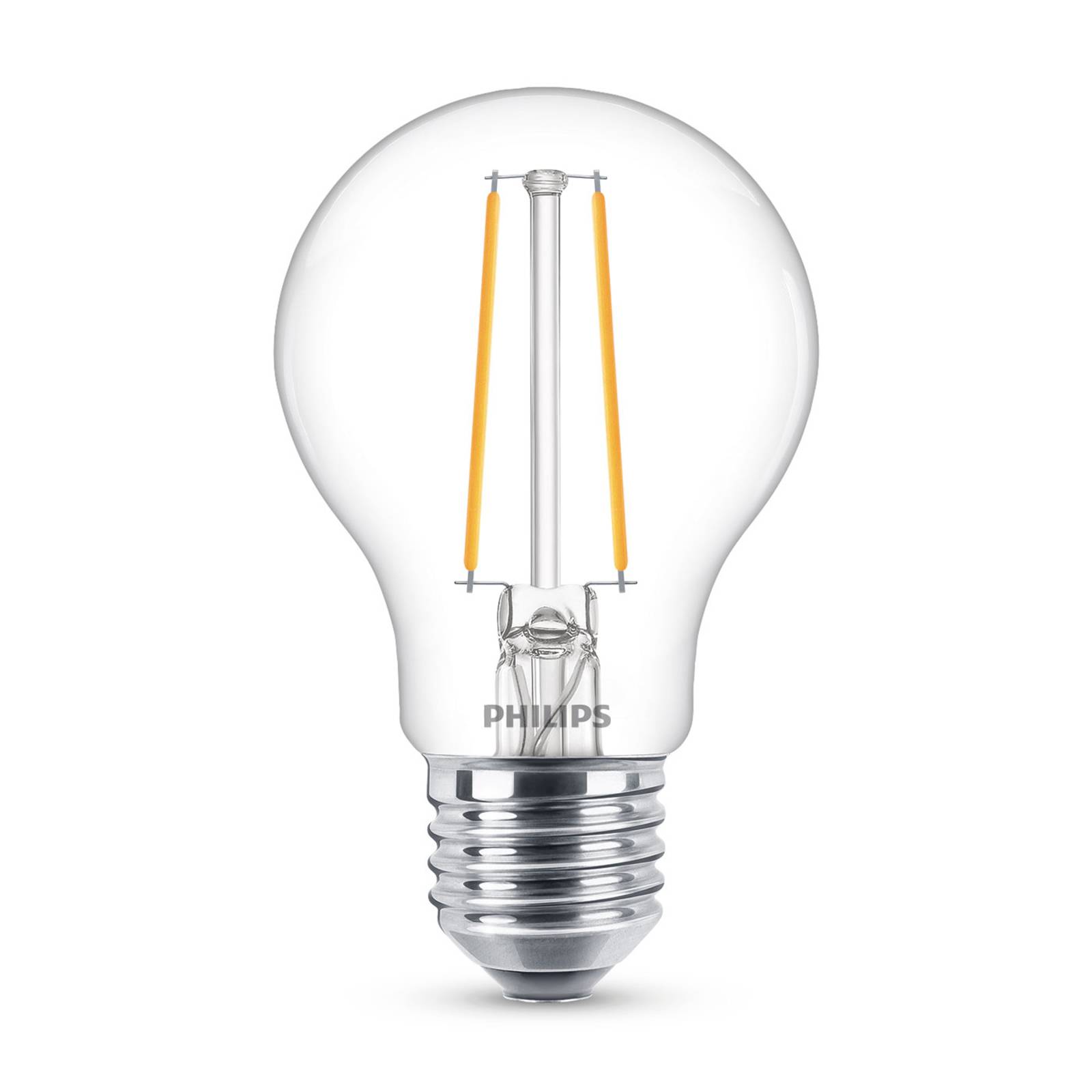 Philips Classic LED-Lampe E27 A60 1,5W 2.700K klar von Philips