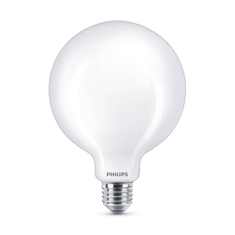 Philips Classic LED-Lampe E27 G120 7W 2.700K opal von Philips