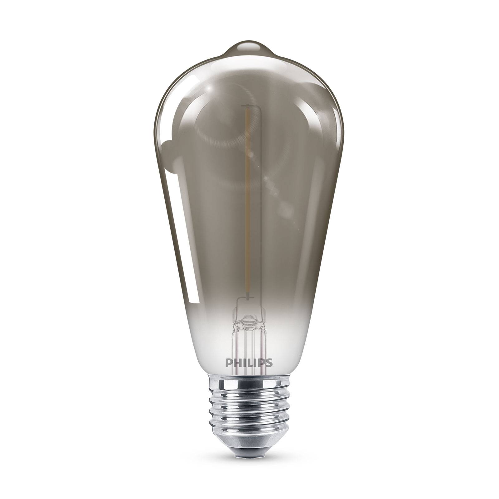 Philips Classic LED-Lampe smoky E27 ST64 2,3W von Philips