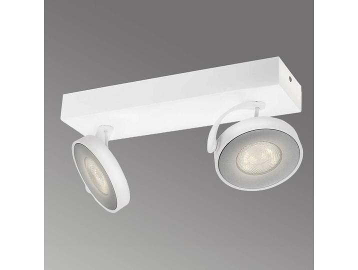 Philips Clockwork LED-Deckenstrahler weiß 2-flg. Clockwork, dimmbar, weiß / opal, für Wohn- / Esszimmer, Metall, Modern, LED Deckenlampe von Philips