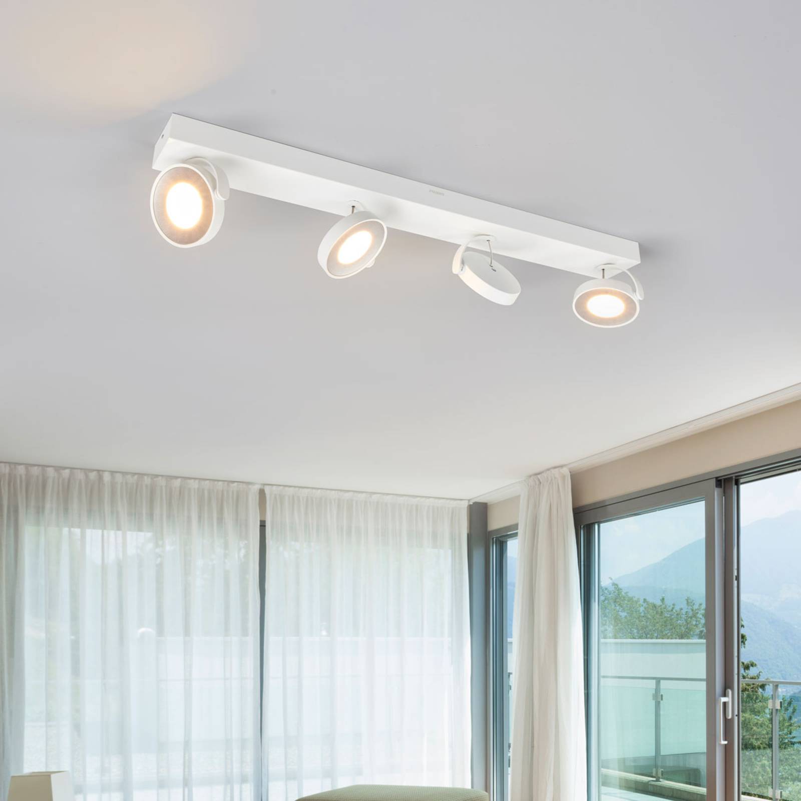 Philips Clockwork LED-Deckenstrahler weiß 4-flg. Philips Clockwork LED-Deckenstrahler weiß 4-flg. von Philips