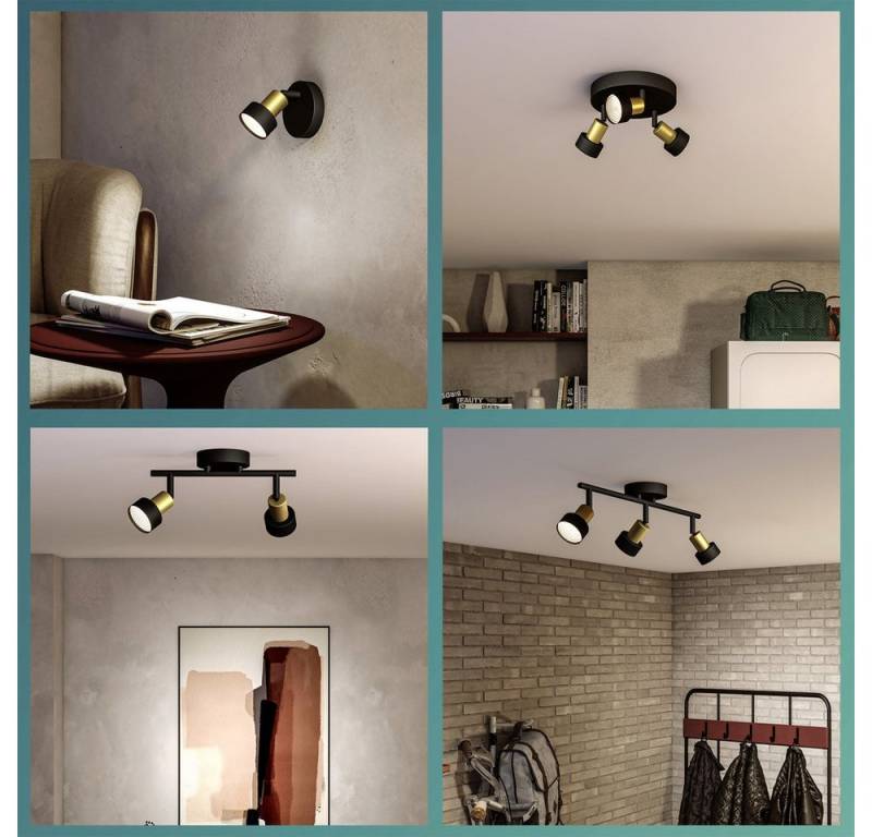 Philips Deckenleuchte Philips Conduit 8720169299931 Deckenstrahler GU10 Schwarz, Gold von Philips