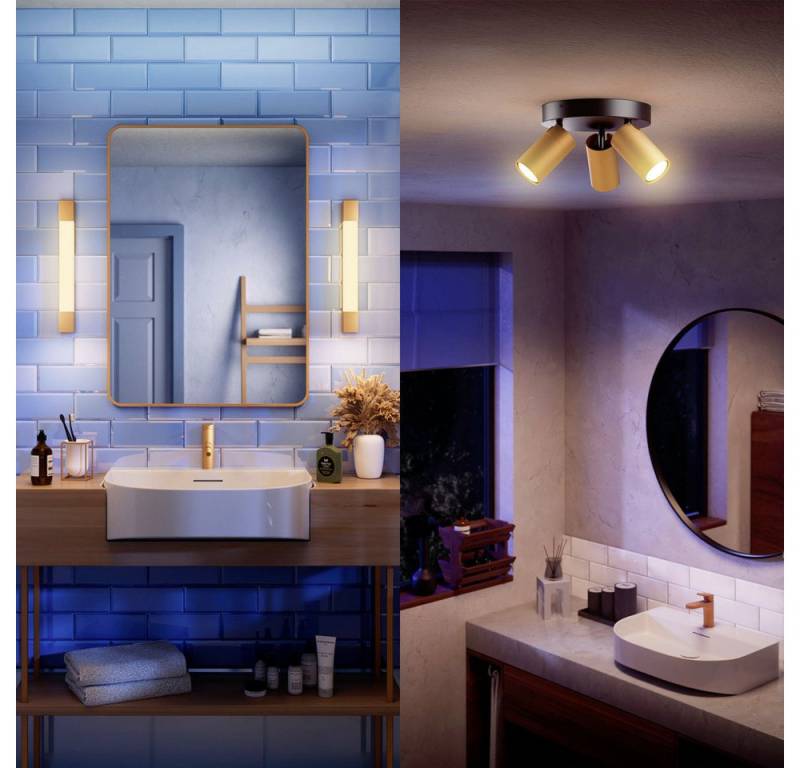 Philips Deckenleuchte Philips Rover 8720169299511 LED-Bad-Deckenleuchte 10 W Warmweiß Gold Philips Deckenleuchte Philips Rover 8720169299511 LED-Bad-Deckenleuchte 10 W Warmweiß Gold von Philips