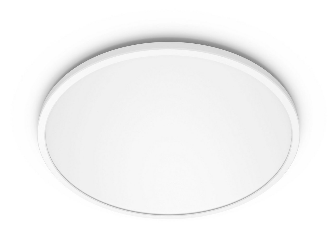 Philips Deckenleuchte Superslim 3-in-1 SceneSwitch CL550 18W 1500lm 2700K, weiß, Dimmfunktion, LED fest integriert, Warmweiß, dimmbar mit Lichtschalter Philips Deckenleuchte Superslim 3-in-1 SceneSwitch CL550 18W 1500lm 2700K, weiß, Dimmfunktion, LED fest integriert, Warmweiß, dimmbar mit Lichtschalter von Philips