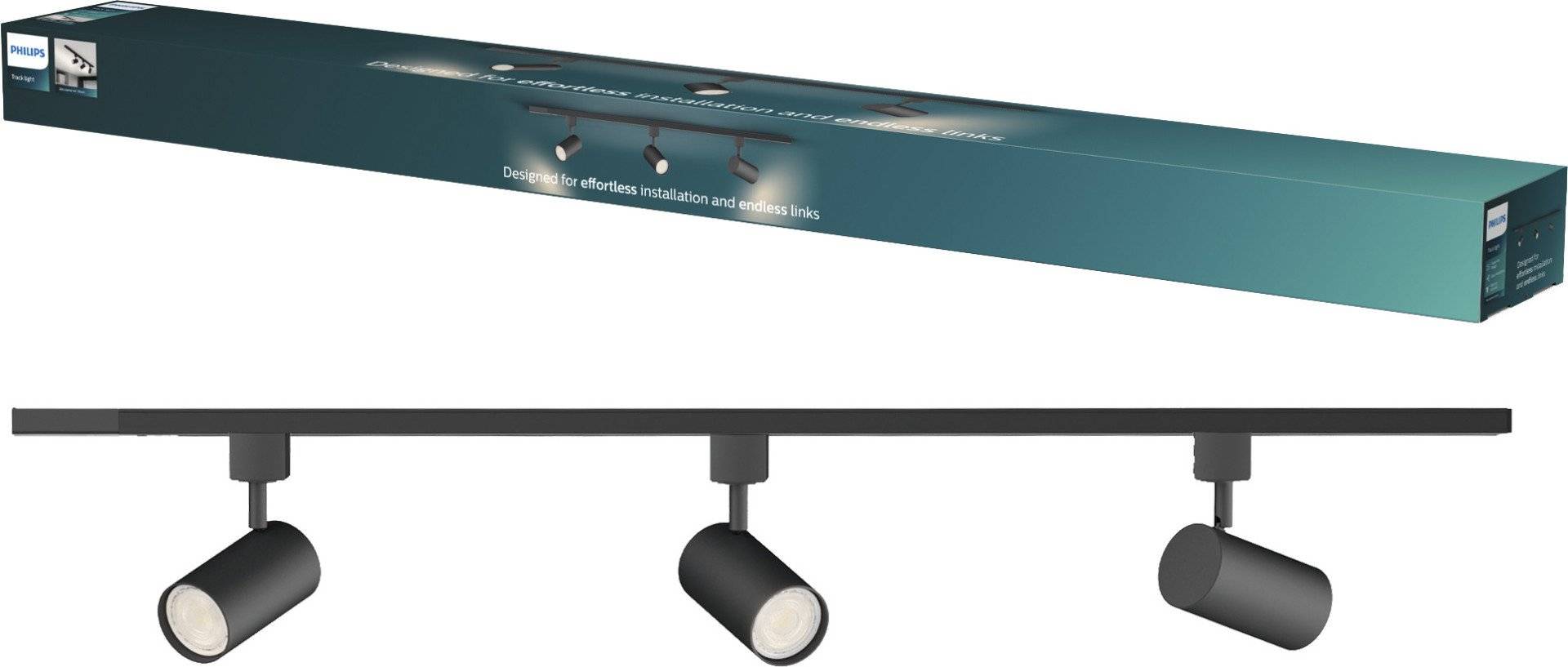 Philips Deckenstrahler 3er Spot Zilo Easy Link schwarz Philips Deckenstrahler 3er Spot Zilo Easy Link schwarz von Philips