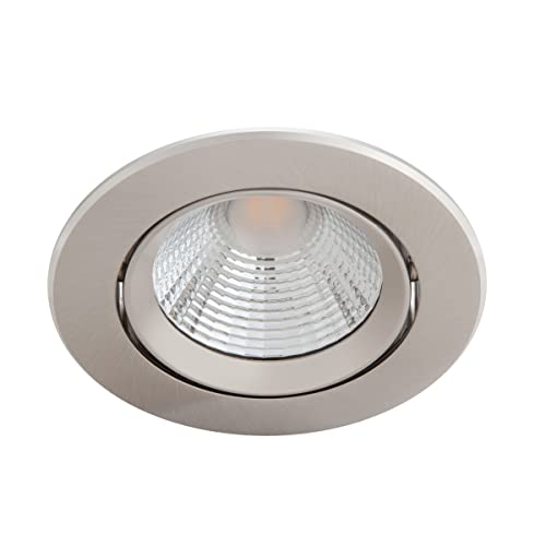 Philips LED Einbauspot Sparkle, nickel, 5,5W, dimmbar, warmweißes Licht (2.700K) von Philips Lighting