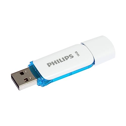 Philips Snow Edition 2.0 USB-Flash-Laufwerk 16GB für PC, Laptop, Computer Data Storage, Lesegeschwindigkeit bis zu 21MB/s von Philips