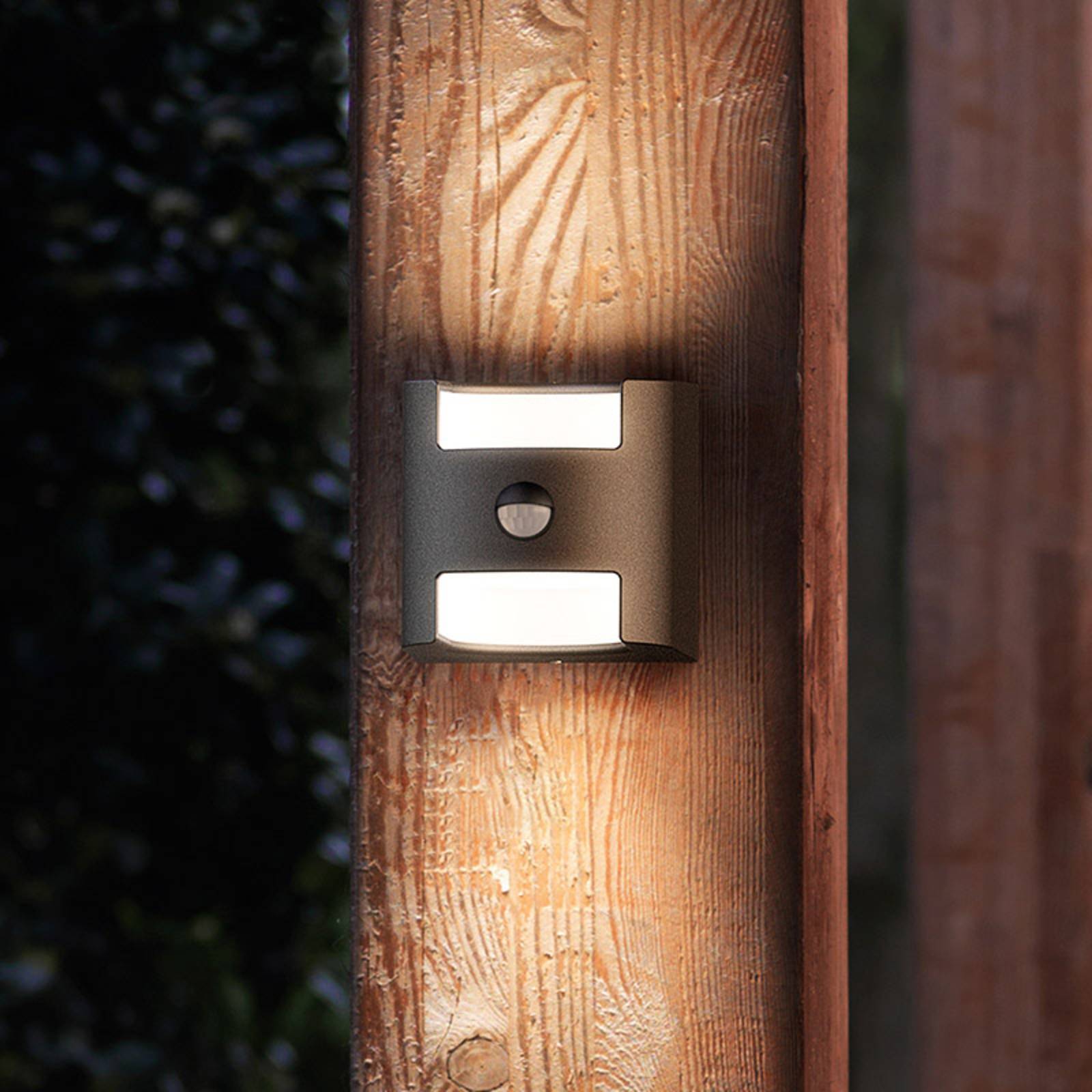 Philips Grass LED-Außenwandlampe anthrazit Sensor von Philips