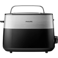 Philips HD2516/90 Daily Toaster Edelstahl, Schwarz von Philips