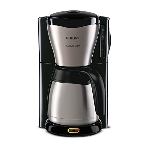 Philips Filterkaffeemaschine – 1.2-Liter-Thermoskanne, bis zu 15 Tassen, Edelstahl, (HD7546/20), 1000watts, 25.5 x 22.1 x 37.01 cm, silbern/schwarz von Philips Domestic Appliances